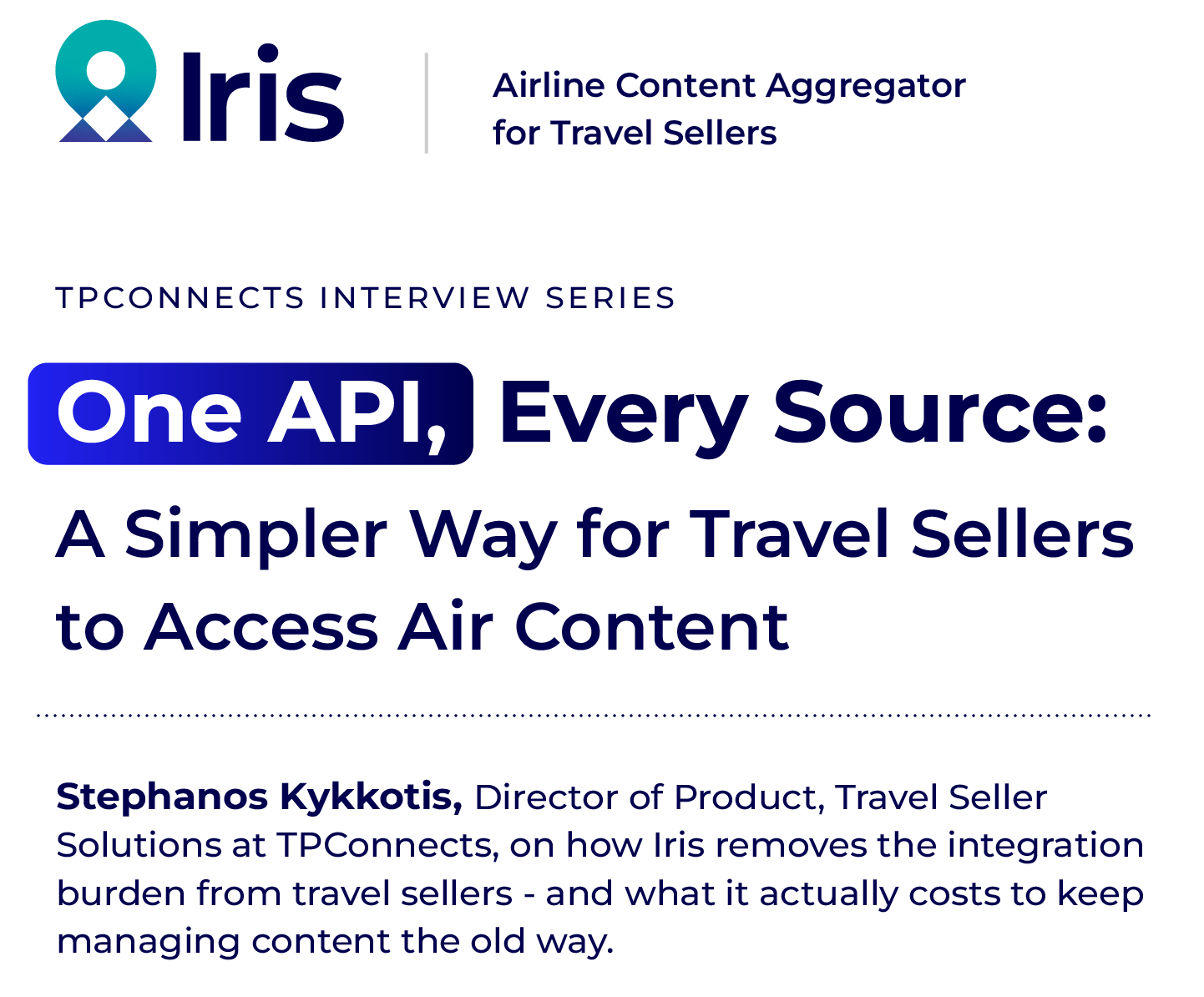 One API, Every Source: A Simpler Way for Travel Sellers to Access Air Content