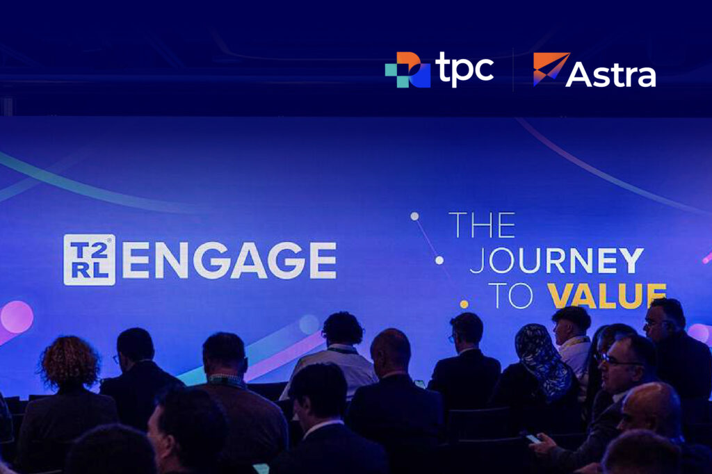 TPConnects team at Stand 28, T2RLEngage 2026 in London