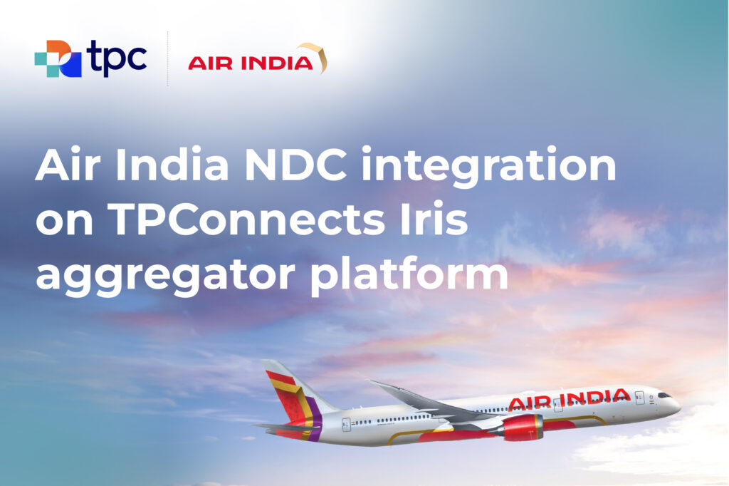 Air India NDC integration on TPConnects Iris aggregator platform